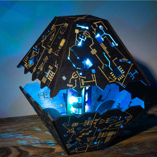 Cyberpunk Night Lamp | Separated Crystal